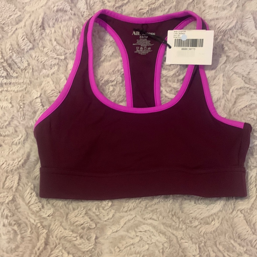 All Access sport bra size small